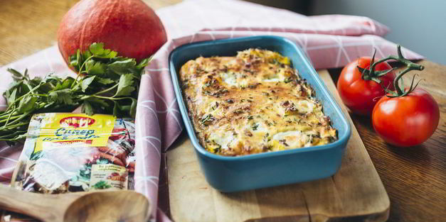 фриттата с тыквой