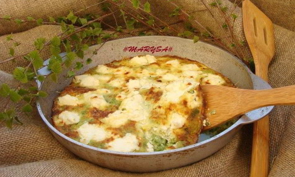 Рецепт фриттата с зеленым песто
