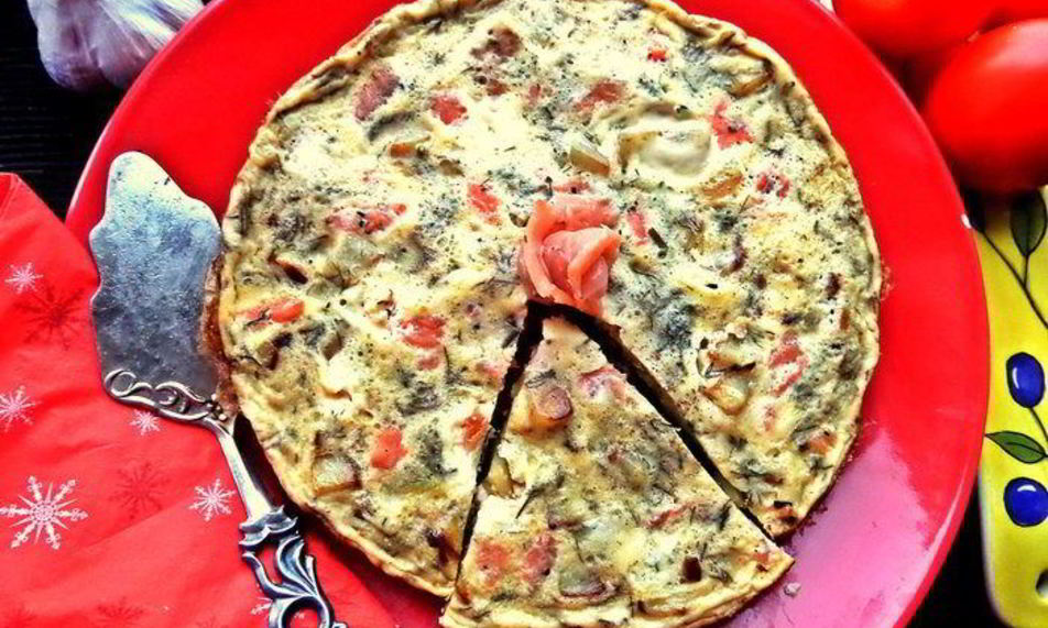 Рецепт испанский картофельный омлет с рыбкой