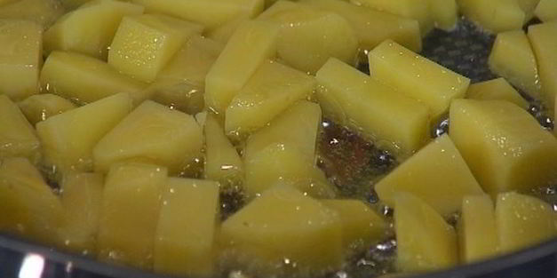 испанский омлет с копченым лососем