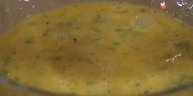 испанский омлет с копченым лососем