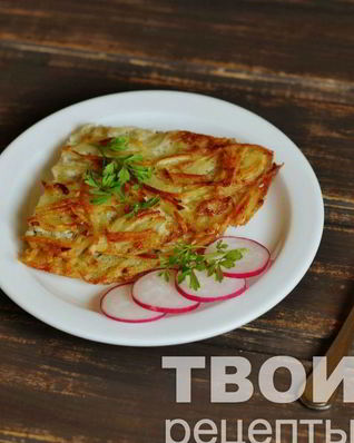 Хрустящий картофельный омлет