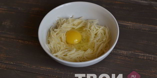 хрустящий картофельный омлет