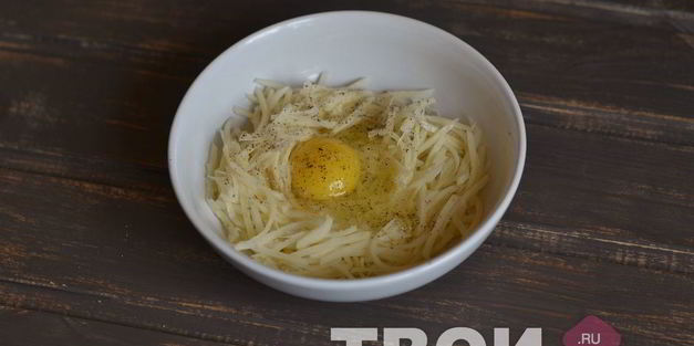 хрустящий картофельный омлет