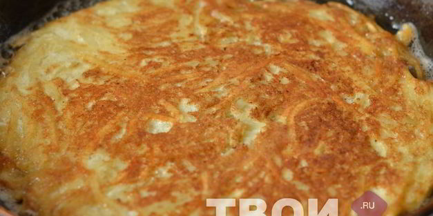 хрустящий картофельный омлет