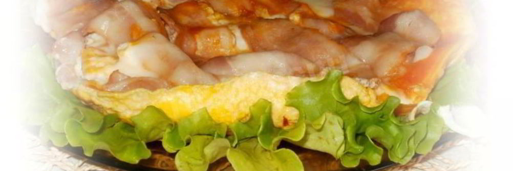 Классический омлет с беконом