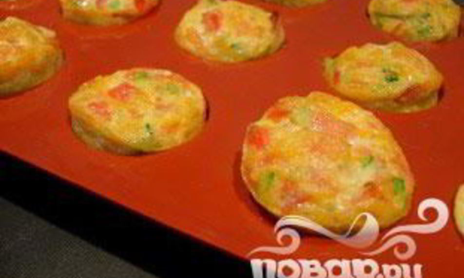 Рецепт маленький овощной омлет