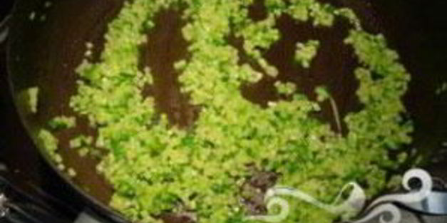 маленький овощной омлет