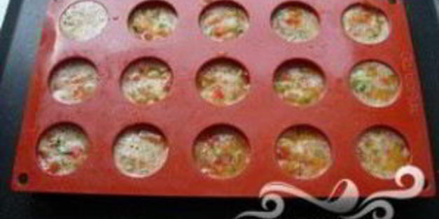 маленький овощной омлет