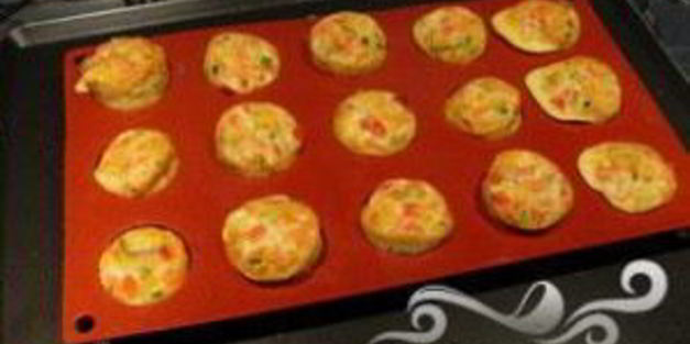 маленький овощной омлет