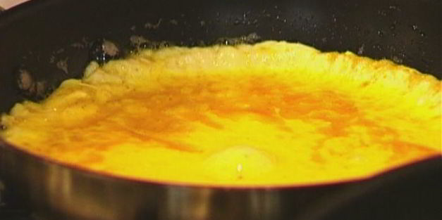 мексиканский омлет с фасолью