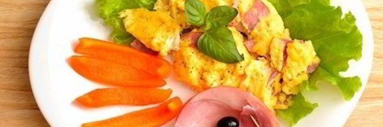 Омлет без молока в микроволновке