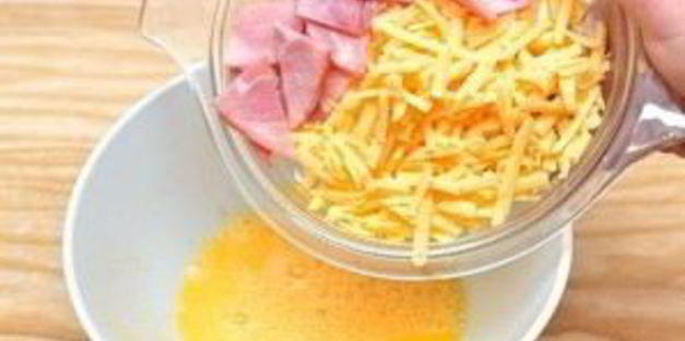 омлет без молока в микроволновке