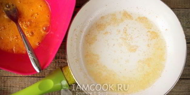 омлет без молока