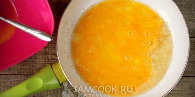 омлет без молока