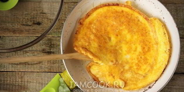 омлет без молока