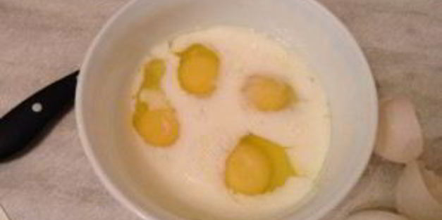 омлет на молоке