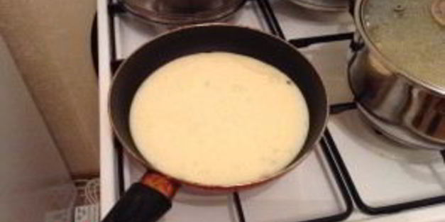 омлет на молоке