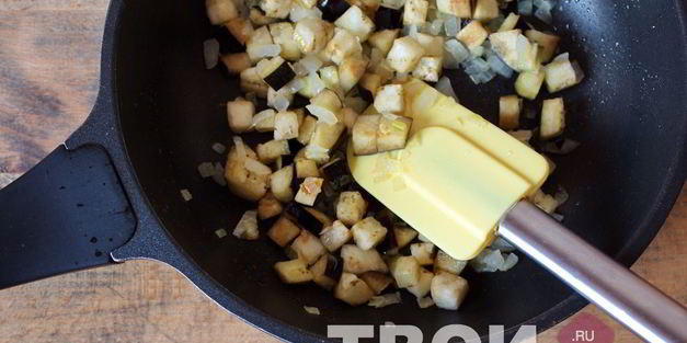 омлет с баклажанами