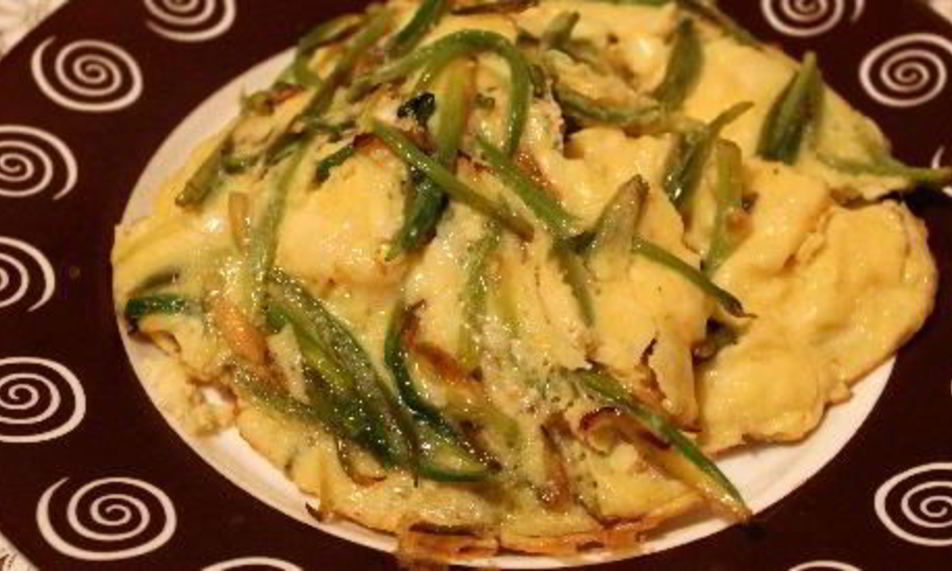 Рецепт омлета с черемшого