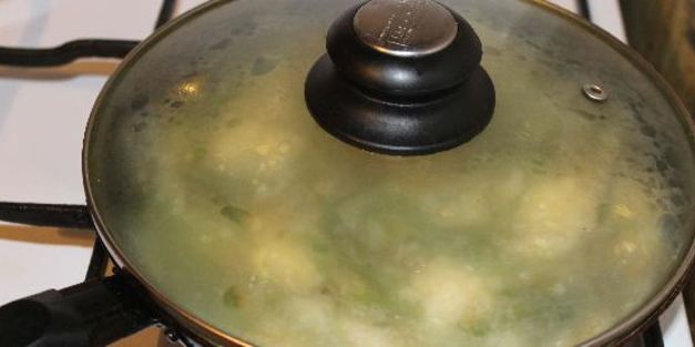 омлет с черемшой