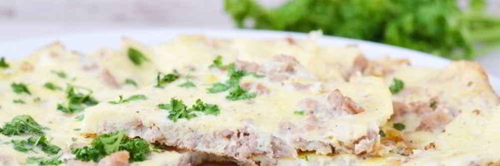 Омлет с фаршем по Дюкану