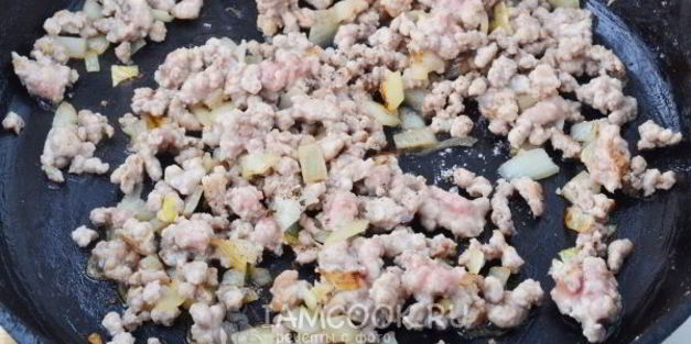 омлет с фаршем по дюкану