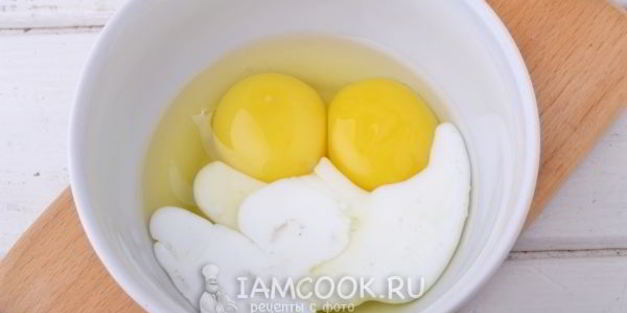 омлет с фаршем по дюкану