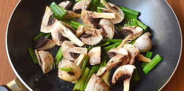 омлет с грибами по-испански