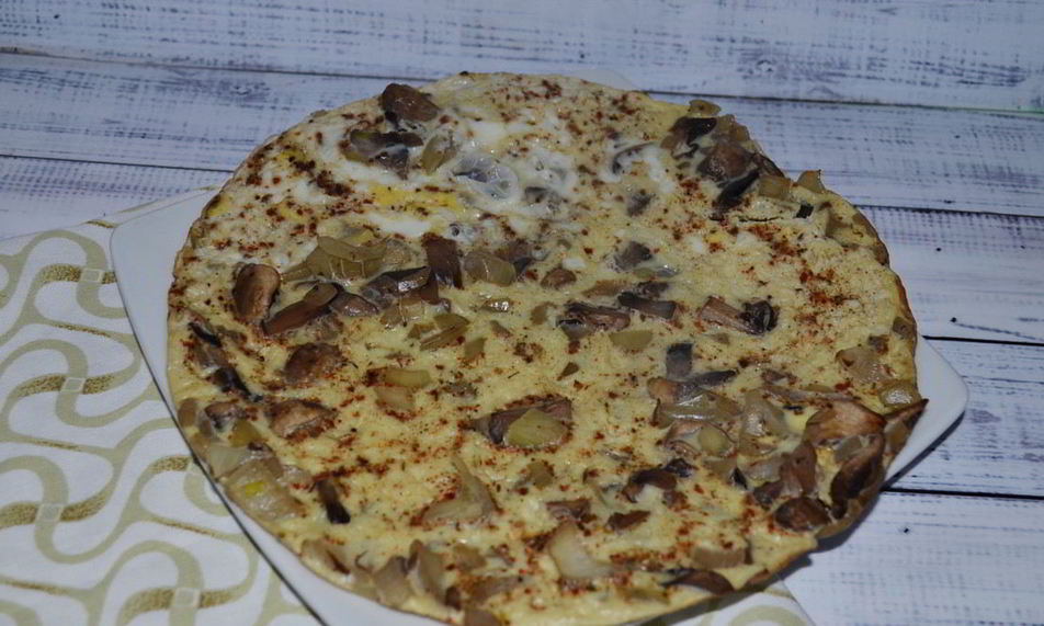 Рецепт омлет с грибами