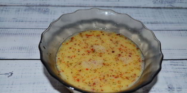 омлет с грибами