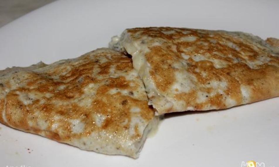 Рецепт омлет с грушей и сыром дор блю