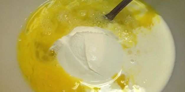 омлет с кабачками