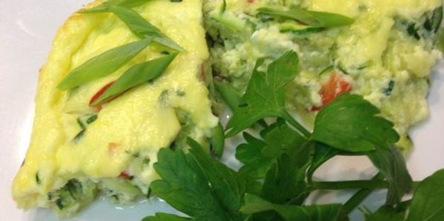 омлет с кабачками