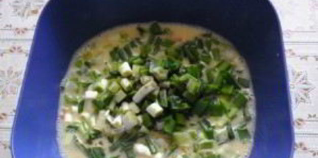 омлет с кефиром