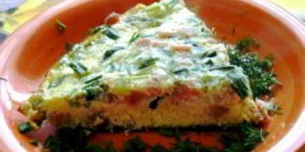 омлет с кефиром