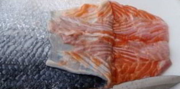 омлет с лососем