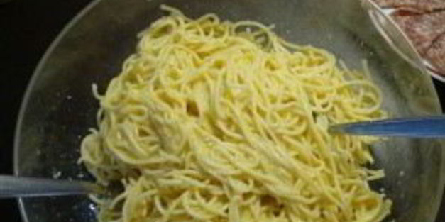 омлет с макаронами