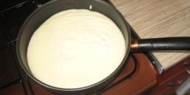 омлет с мукой