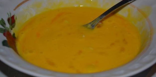 омлет с овощами и курицей