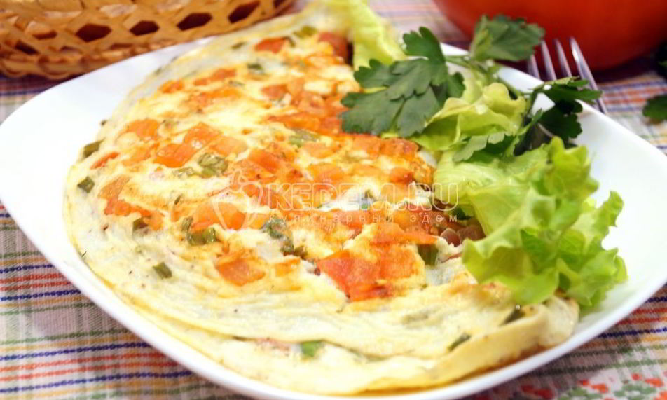 Рецепт омлет с помидорами неаполитанский
