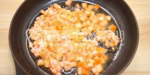 омлет с помидорами неаполитанский