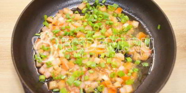 омлет с помидорами неаполитанский