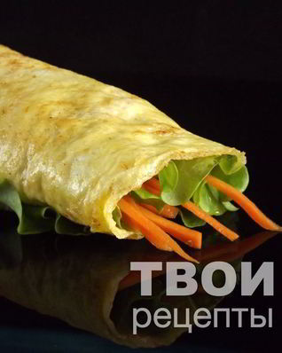 Омлет с пряной морковью