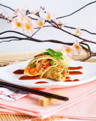 Омлет с рисом по-японски