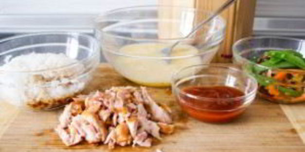 омлет с рисом по-японски