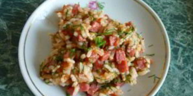 омлет с рисом