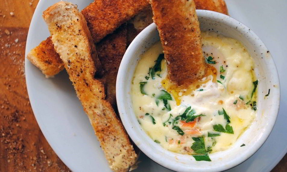 Рецепт омлет с семгой в духовке