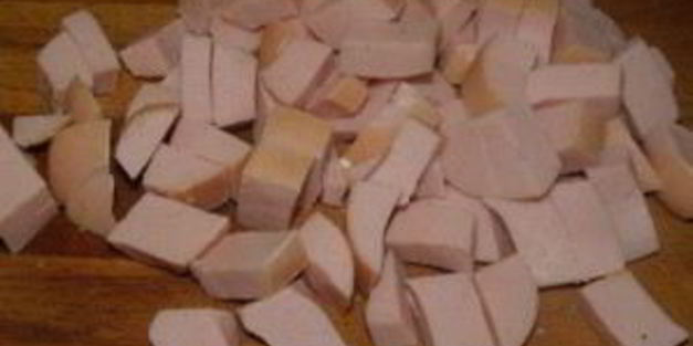 омлет с сосиской и сыром