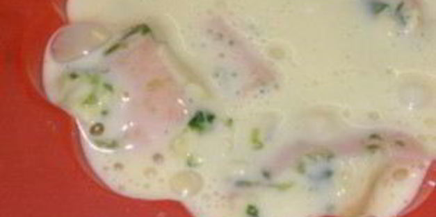 омлет с сосиской и сыром